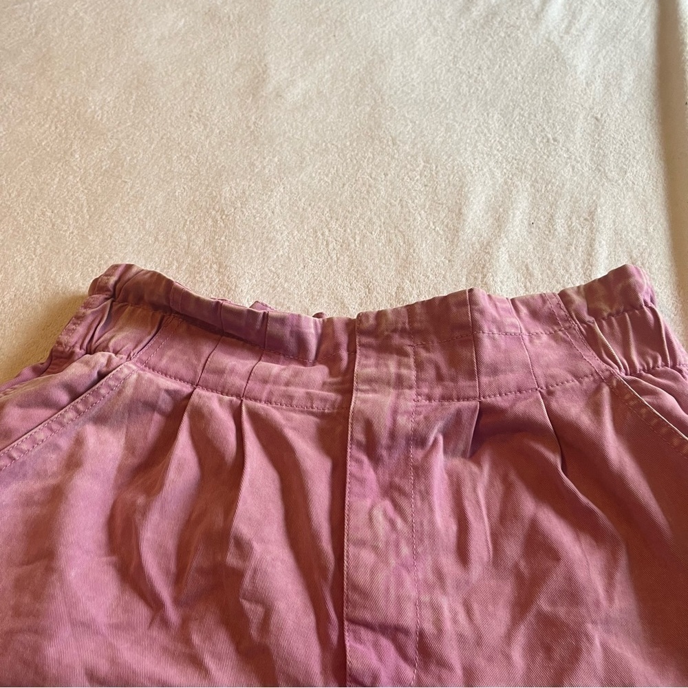 Pink high waisted TGLA ruffle shorts - Picture 5 of 9
